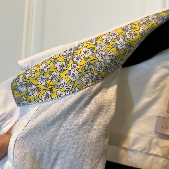 Symth and Gibson Tailored Fit Dress Shirt 15/38 Liberty London Fabric Contrast - Picture 4 of 5